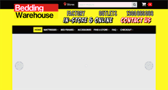 Desktop Screenshot of beddingwarehouse.com.au