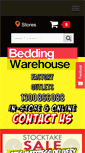 Mobile Screenshot of beddingwarehouse.com.au